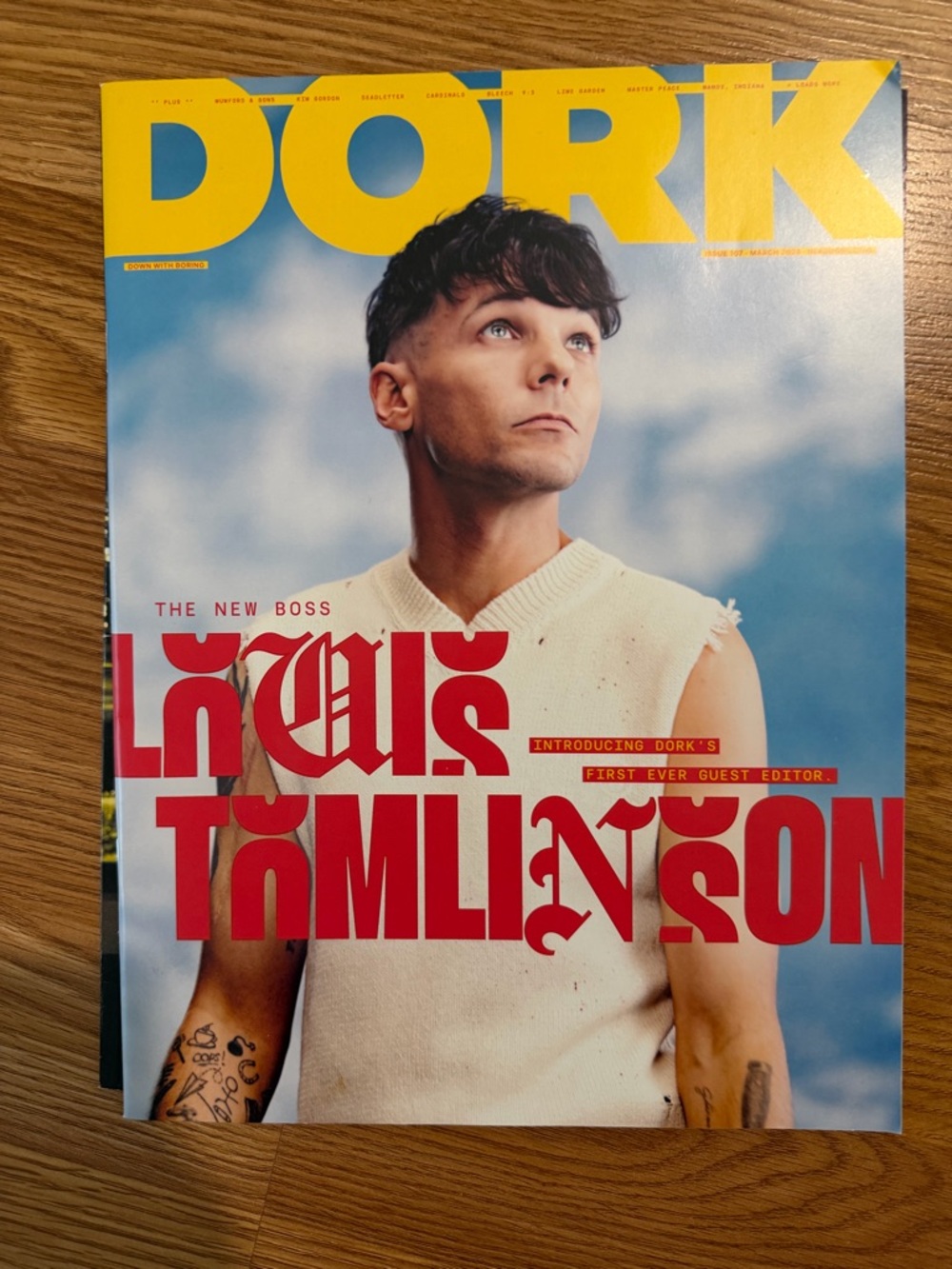 DORK MAGAZINE Louis Tomlinson Guest Editor MARCH 2026 NEW bonus ZAYN in Vegas